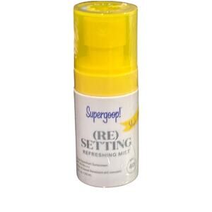 Supergoop! (Re)Setting Refreshing Mist SPF 40 – Makeup‑Setting Sunscreen – 1 oz